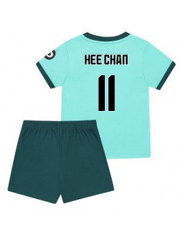 Detské Futbalové oblečenie Wolves Hee-chan Hwang #11 2025-26 Krátky Rukáv - Preč (+ trenírky)